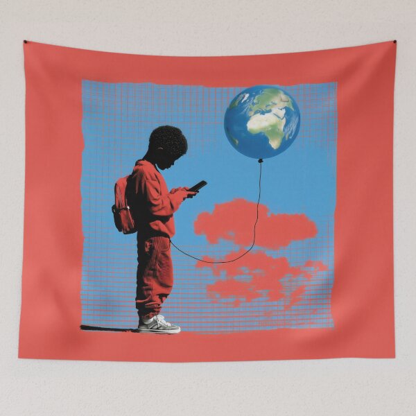 Item preview, THE WORLD WE LEFT BEHIND designed and sold by retr0active.