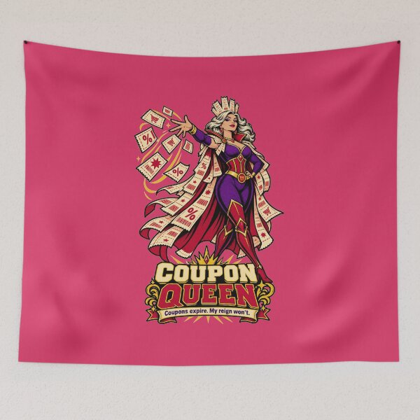 Item preview, Coupon Queen – Limited Time Only designed and sold by KungPowUnicorn.