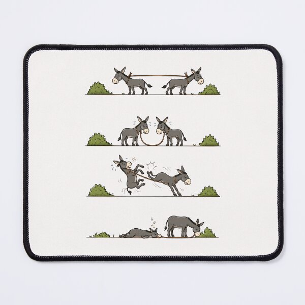 Item preview, Funny Donkey Cartoon Adventure designed and sold by waikibi ⭐⭐⭐⭐.