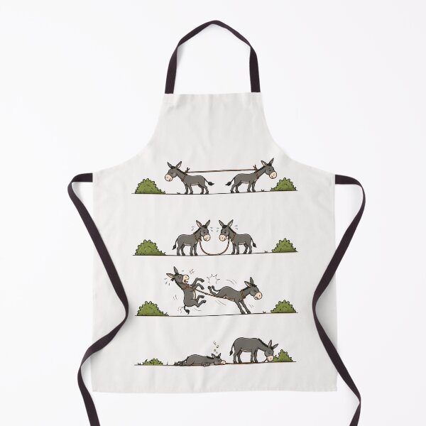 Item preview, Funny Donkey Cartoon Adventure designed and sold by waikibi ⭐⭐⭐⭐⭐.