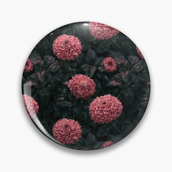 Item preview, Graceful Zinnia  - Botanical Garden Pattern - Valentine Gifts For wife designed and sold by RoyalStarsPatts.