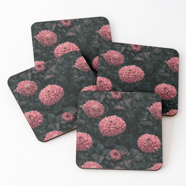 Item preview, Graceful Zinnia  - Botanical Garden Pattern - Valentine Gifts For wife designed and sold by RoyalStarsPatts.