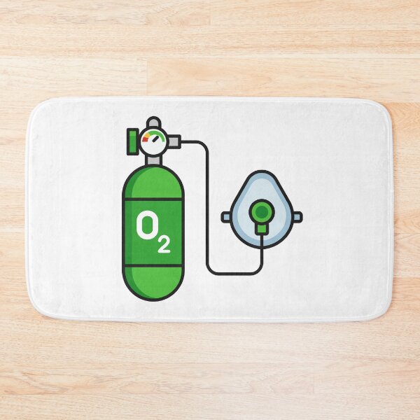 Item preview, Oxygen Tank And Mask Medical Icon designed and sold by VectorForge Studio.