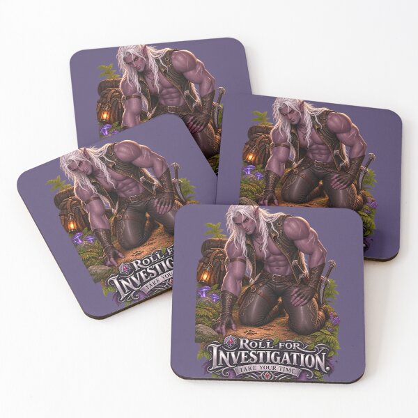 Item preview, Roll for Investigation Drow Ranger designed and sold by The Wayward Heroes Guild.