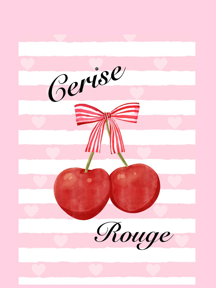 Thumbnail 4 of 4, iPhone Case, Cerise Rouge - Cherry Rd designed and sold by AussieGoLightly.