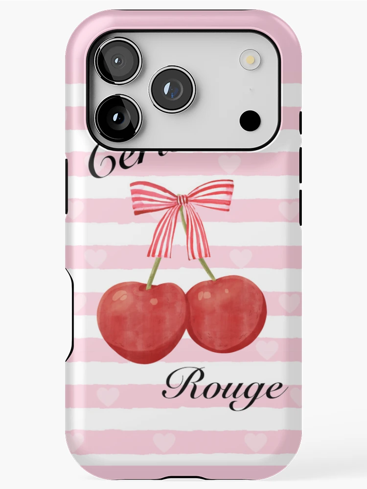 Thumbnail 1 of 4, iPhone Case, Cerise Rouge - Cherry Rd designed and sold by AussieGoLightly.