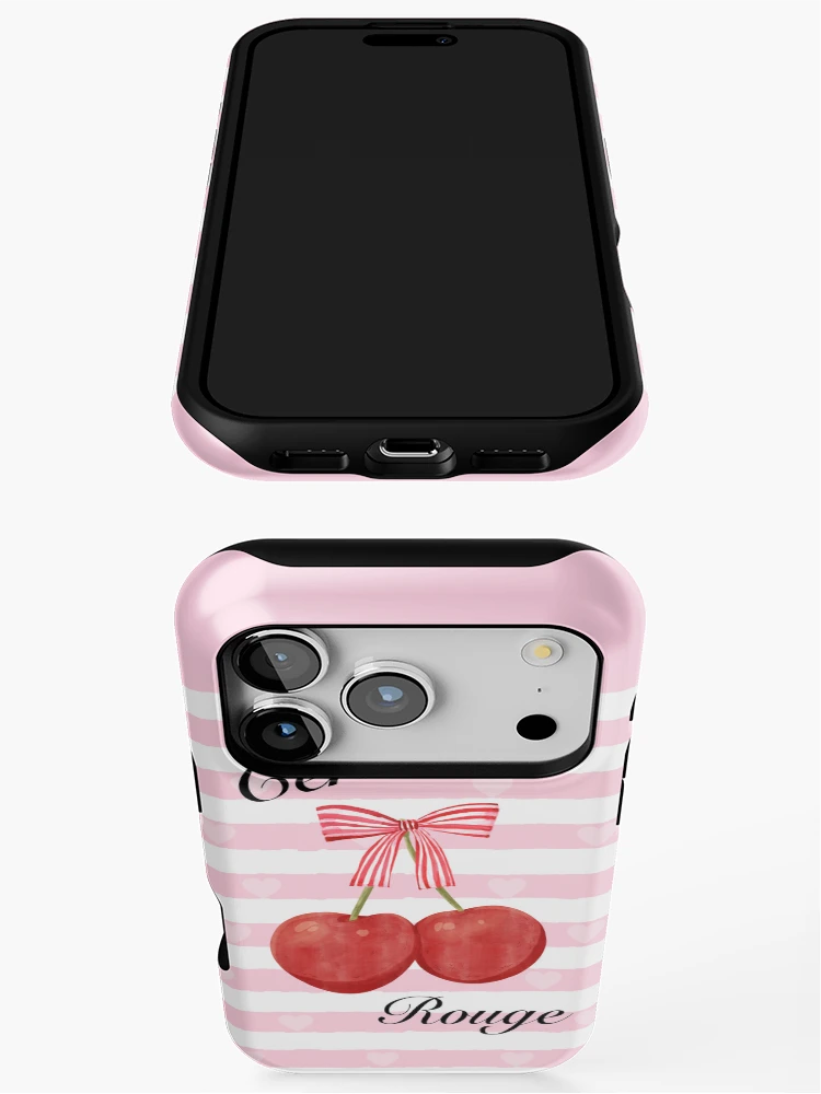 Thumbnail 3 of 4, iPhone Case, Cerise Rouge - Cherry Rd designed and sold by AussieGoLightly.