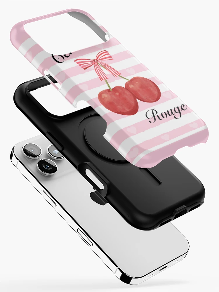 Thumbnail 2 of 4, iPhone Case, Cerise Rouge - Cherry Rd designed and sold by AussieGoLightly.