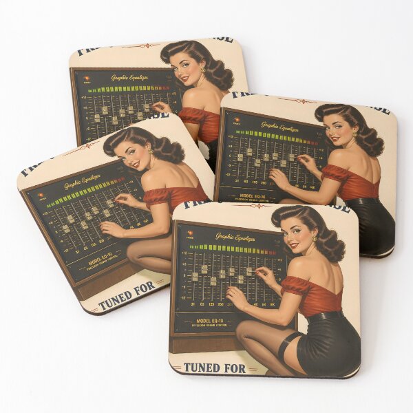 Artikelvorschau, Perfect Frequency Response Equalizer Audiophile Pin-Up v2 entworfen und verkauft von ThirdShiftLab.