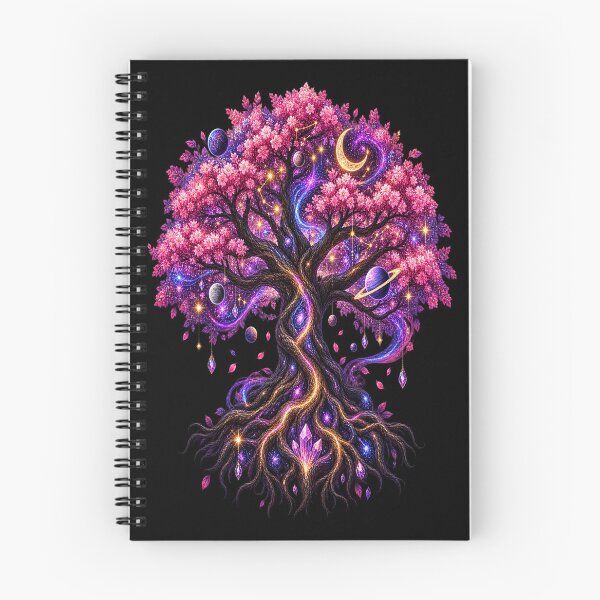 Item preview, Cosmic Tree of Life – Celestial Blossoms & Eternal Universe designed and sold by TroviTutto.