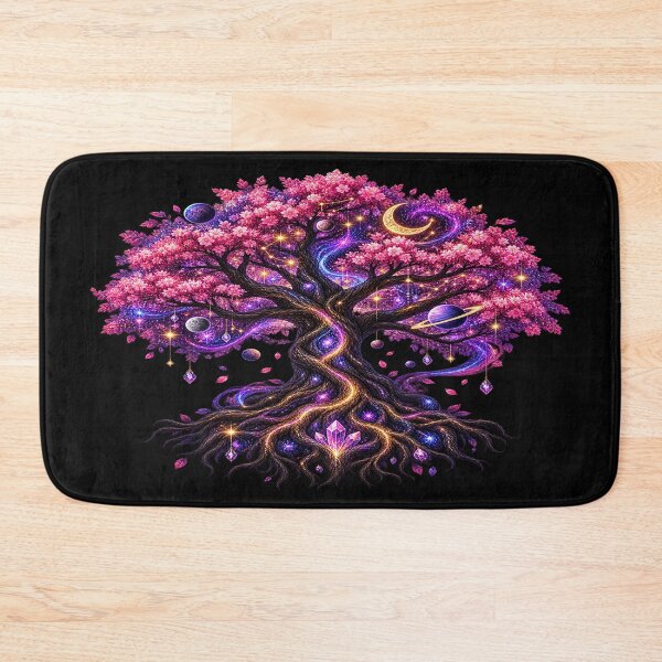 Item preview, Cosmic Tree of Life – Celestial Blossoms & Eternal Universe designed and sold by TroviTutto.