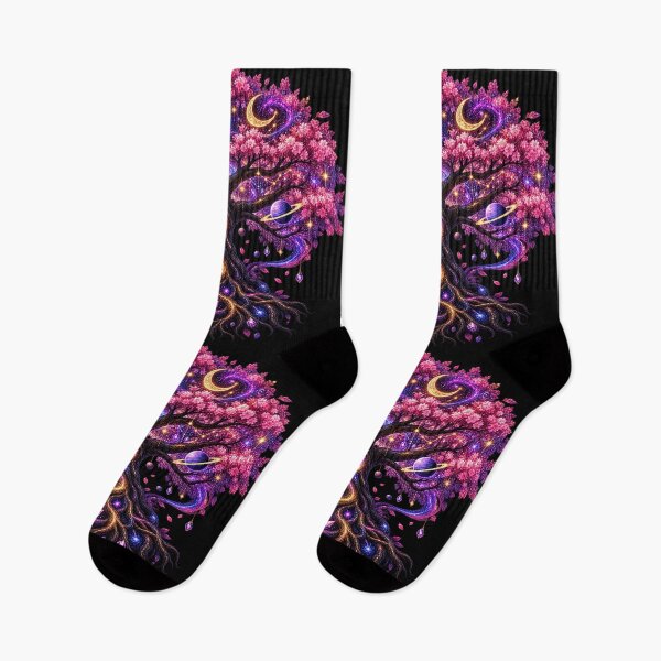 Item preview, Cosmic Tree of Life – Celestial Blossoms & Eternal Universe designed and sold by TroviTutto.