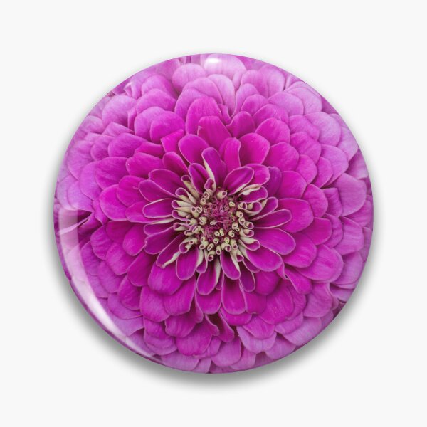 Item preview, A Thousand Pink Petals - Vivid Zinnia in Bloom designed and sold by Georgia Mizuleva.