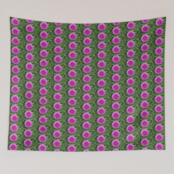 Item preview, A Thousand Pink Petals - Vivid Zinnia in Bloom designed and sold by Georgia Mizuleva.