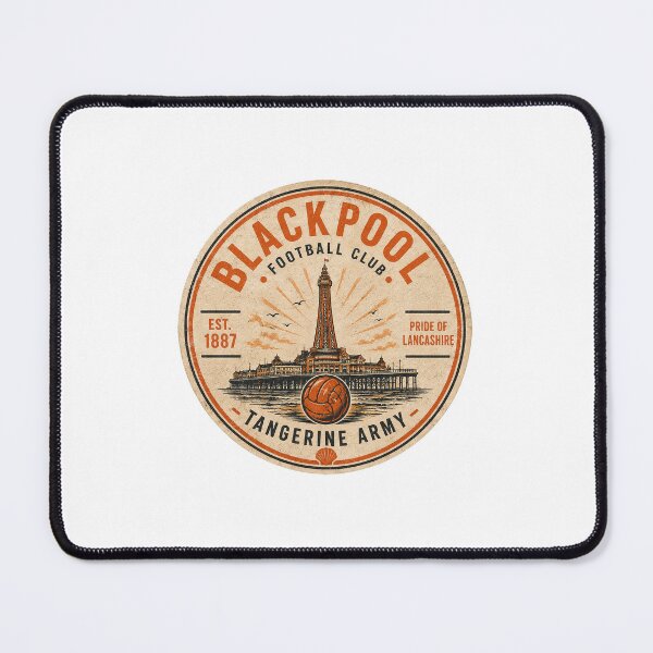 Item preview, Blackpool Football Club Beer Mat Stickers designed and sold by FanFueledStickers.