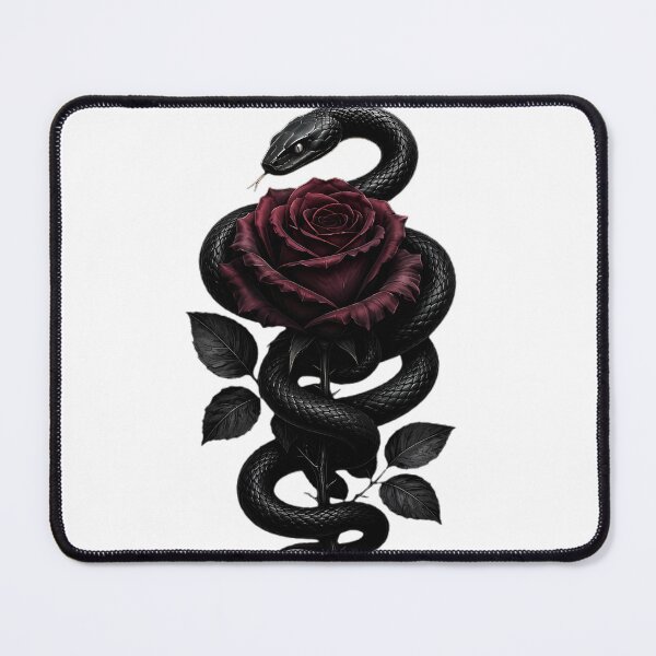 Item preview, SERPENT ROSE — Gothic Snake & Rose designed and sold by Aesthicer.