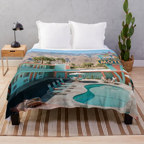 Item preview, Retro Desert Starlight Motel Pool designed and sold by amberwathen.