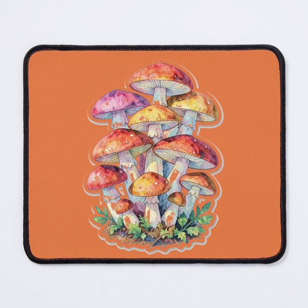 Item preview, Vintage Watercolor Mushroom Forest designed and sold by Hari Arts.