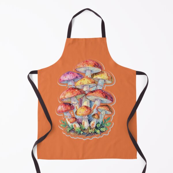 Item preview, Vintage Watercolor Mushroom Forest designed and sold by Hari Arts.