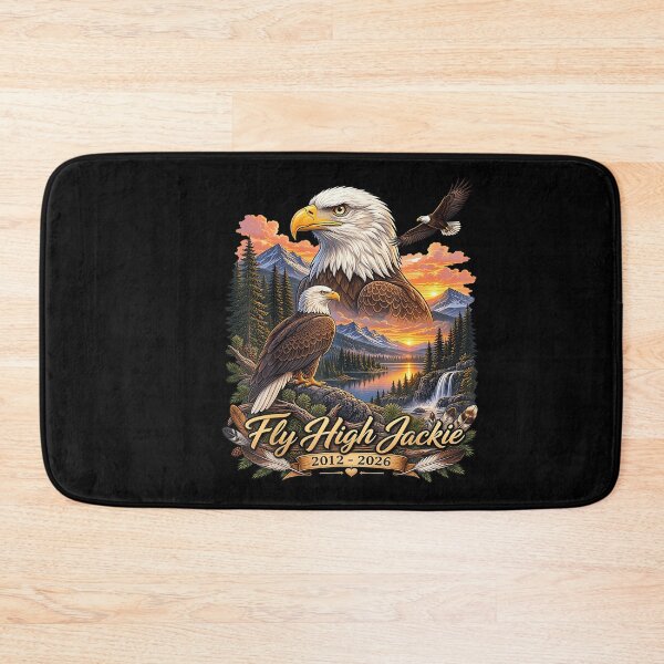 Item preview, Fly Free Jackie Big Bear Bald Eagle Memorial Tribute designed and sold by Teansnack.