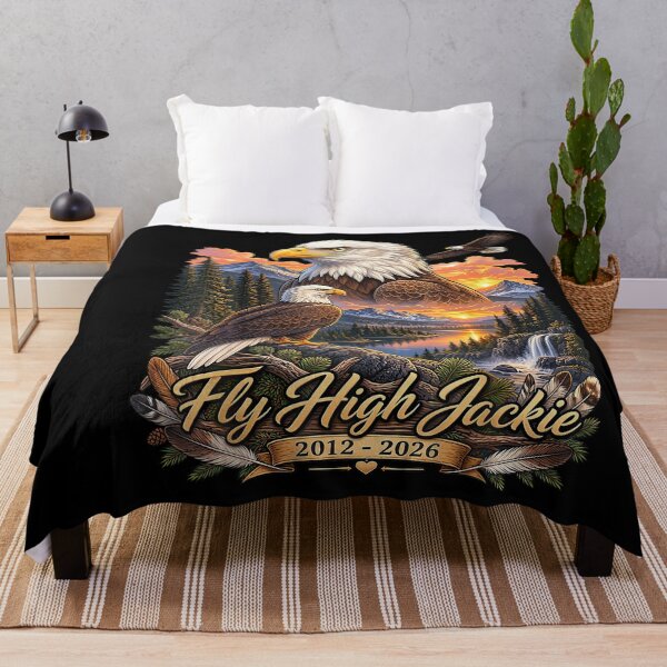 Item preview, Fly Free Jackie Big Bear Bald Eagle Memorial Tribute designed and sold by Teansnack.