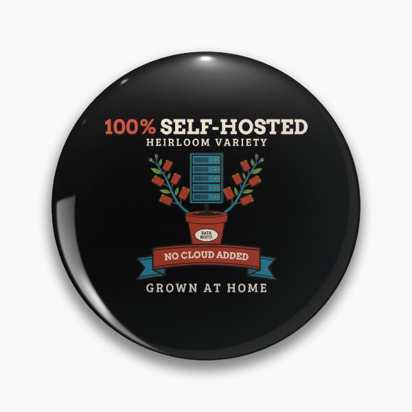 Item preview, 100% Self-Hosted Homelab Server Plant Vintage Seed Packet Emblem designed and sold by abdoali102.