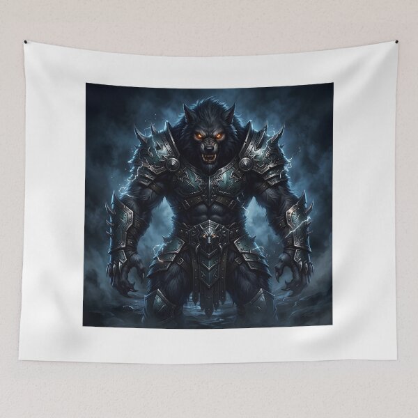 Item preview, Werewolf Ripping Off Meme T-Shirt, Funny Alpha Werewolf Gift, Gothic Horror Monster Graphic Tee, Dark Fantasy Wolf Warrior designed and sold by pawsome purrfect.