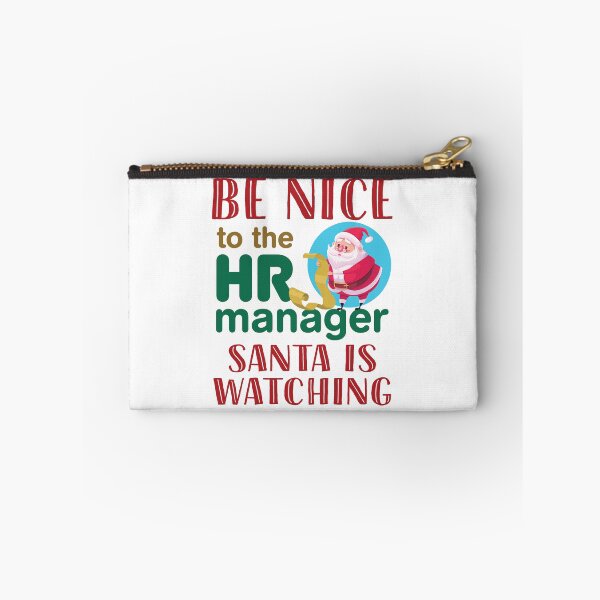 Item preview, Be Nice to the HR Manager Santa Is Watching designed and sold by jaygo.