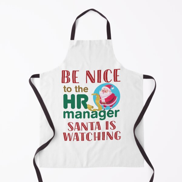Item preview, Be Nice to the HR Manager Santa Is Watching designed and sold by jaygo.