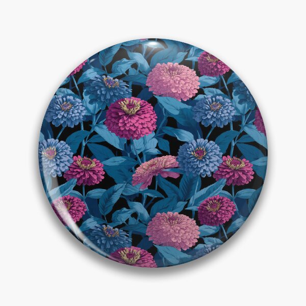 Item preview, Edgy Zinnia Flower  - Birthday Flower Pattern - Valentines Gifts designed and sold by RoyalStarsPatts.