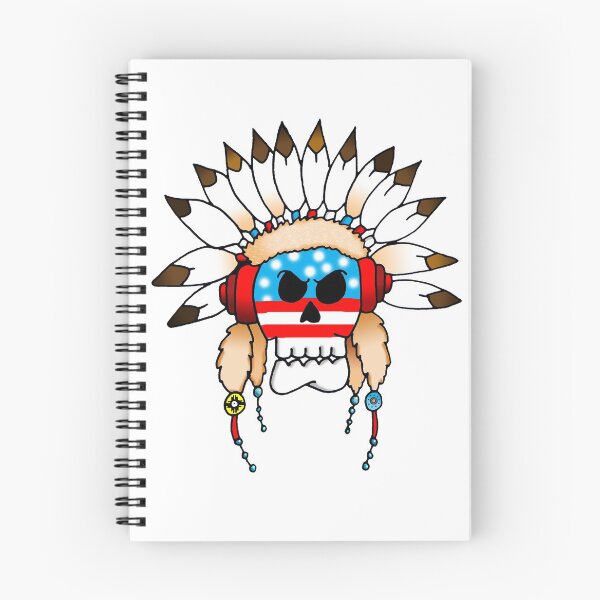 Item preview, DJ NATIVE AMERICAN SKULL designed and sold by JasonTrivettart.