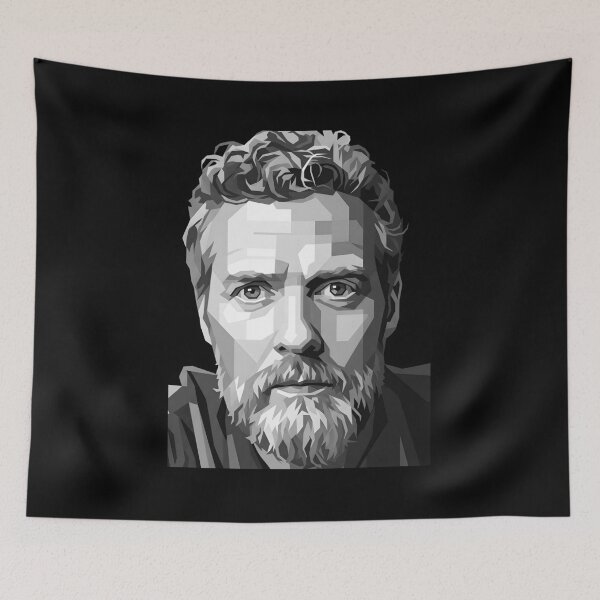 Artikelvorschau, Glen Hansard Graustufen entworfen und verkauft von Japanese art.