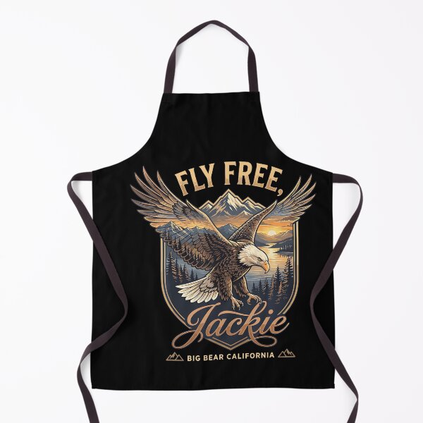 Item preview, Fly Free Jackie Big Bear Bald Eagle Memorial Tribute designed and sold by Teansnack.