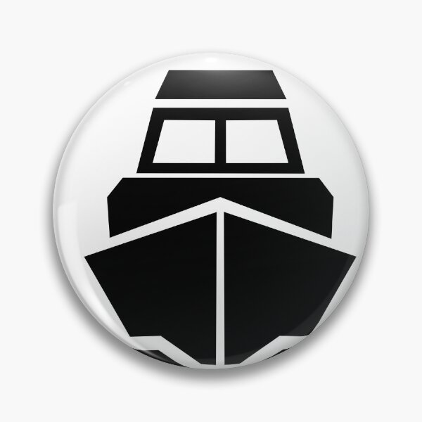 Item preview, Geometric Ship – Minimalist Nautical Travel Art designed and sold by matybrak.