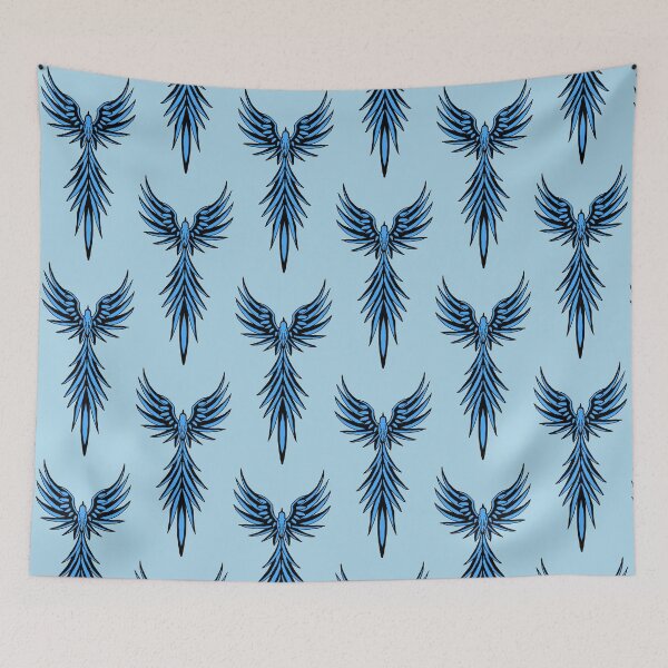 Item preview, Blue Phoenix Tribal Firebird Graphic designed and sold by URSM.