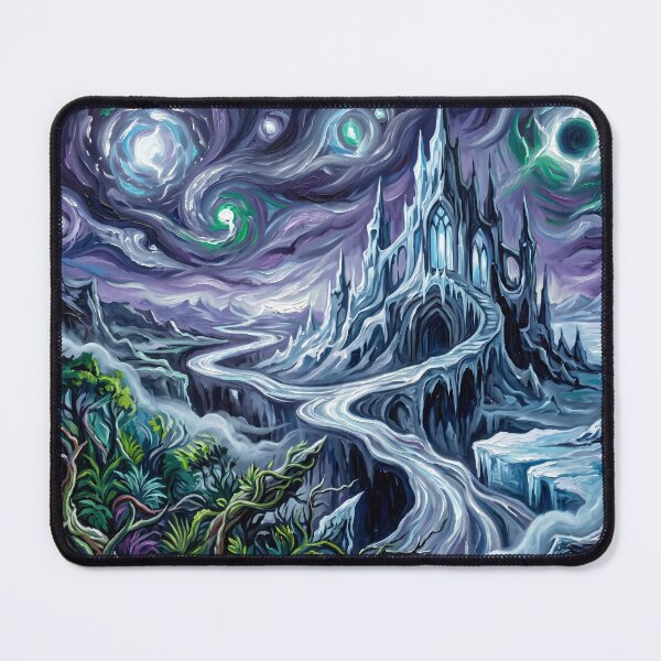 Item preview, Nevernever Starry Night Fantasy Landscape designed and sold by Bad-Decisions-Designs.