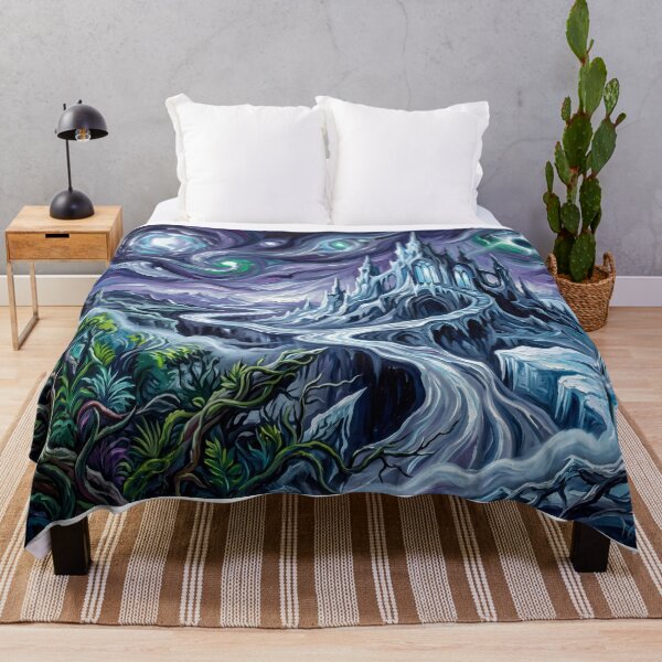 Item preview, Nevernever Starry Night Fantasy Landscape designed and sold by Bad-Decisions-Designs.