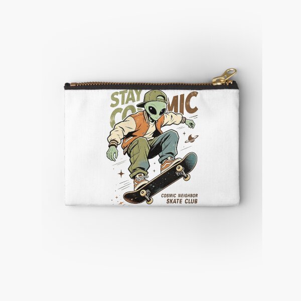 Item preview, Stay Cosmic Skateboarding Alien Vintage designed and sold by NatalieJeans.