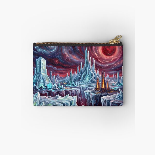 Item preview, Krypton Starry Night Comic Art Landscape designed and sold by Bad-Decisions-Designs.