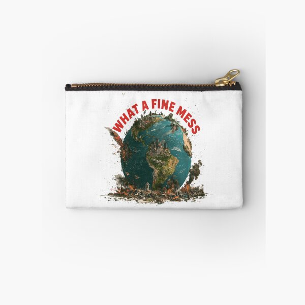 Item preview, What a Fine Mess | Dystopian War-Torn Earth Political Satire designed and sold by Ignorant-Artist.