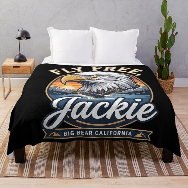 Item preview, Fly Free Jackie Big Bear Bald Eagle Memorial Tribute designed and sold by Teansnack.