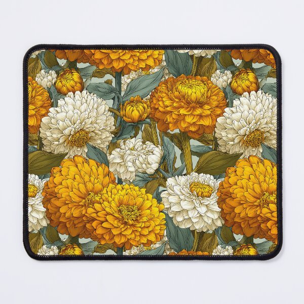 Item preview, Fresh Zinnia Flower - Flower Bouquet Pattern - Wedding Gift Ideas designed and sold by RoyalStarsPatts.