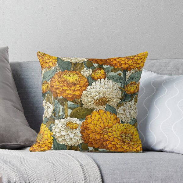 Item preview, Fresh Zinnia Flower  - Flower Bouquet Pattern - Wedding Gift Ideas designed and sold by RoyalStarsPatts.