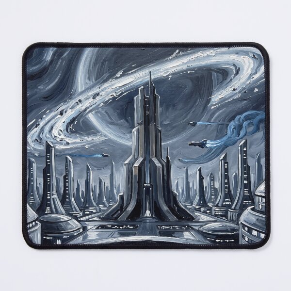 Item preview, Viltrum Starry Night Comic Art Landscape designed and sold by Bad-Decisions-Designs.