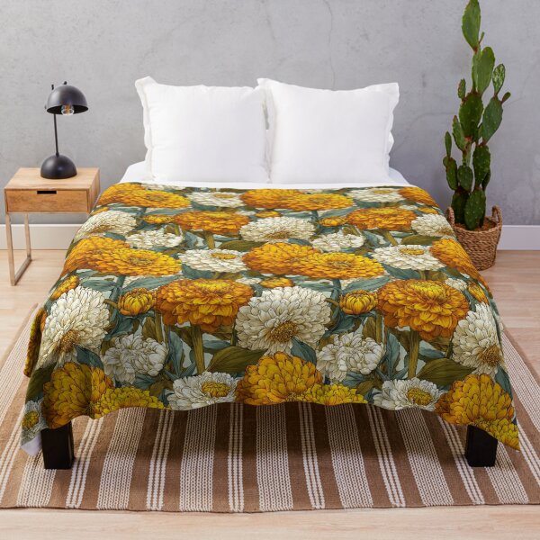 Item preview, Fresh Zinnia Flower - Flower Bouquet Pattern - Wedding Gift Ideas designed and sold by RoyalStarsPatts.