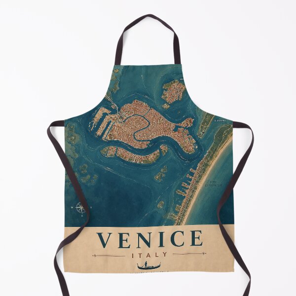 Item preview, Venice Minimalist City Map designed and sold by Furflix.