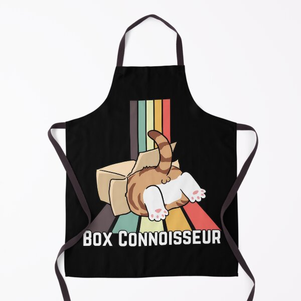 Item preview, Box Connoisseur Cat Funny Retro Stripes designed and sold by OlyvieArt.