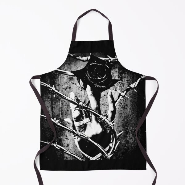 Item preview, Goth Touch / Black Rose In Barbed Wire designed and sold by weirdove.