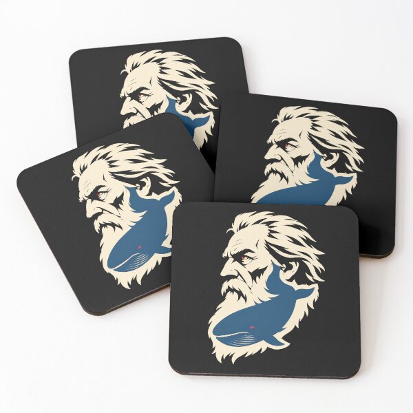 Item preview, Moby Dick: Ahab and Whale Double Portrait designed and sold by Fenay Designs.