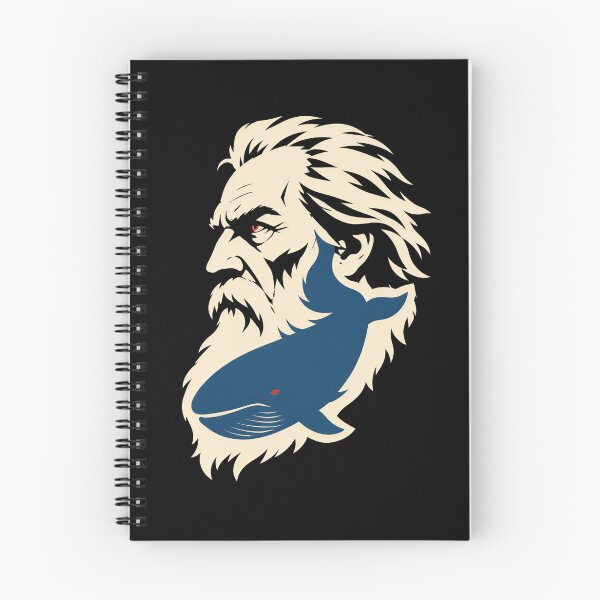 Item preview, Moby Dick: Ahab and Whale Double Portrait designed and sold by Fenay Designs.